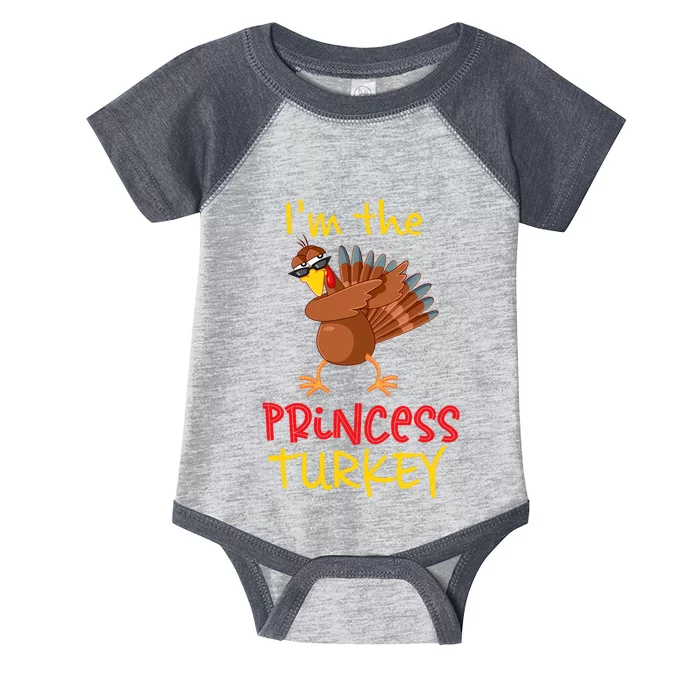 Princess Turkey Matching Family Group Thanksgiving Party Infant Baby Jersey Bodysuit