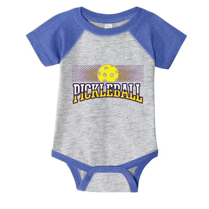 Pickleball Trendy Modern Gift Infant Baby Jersey Bodysuit