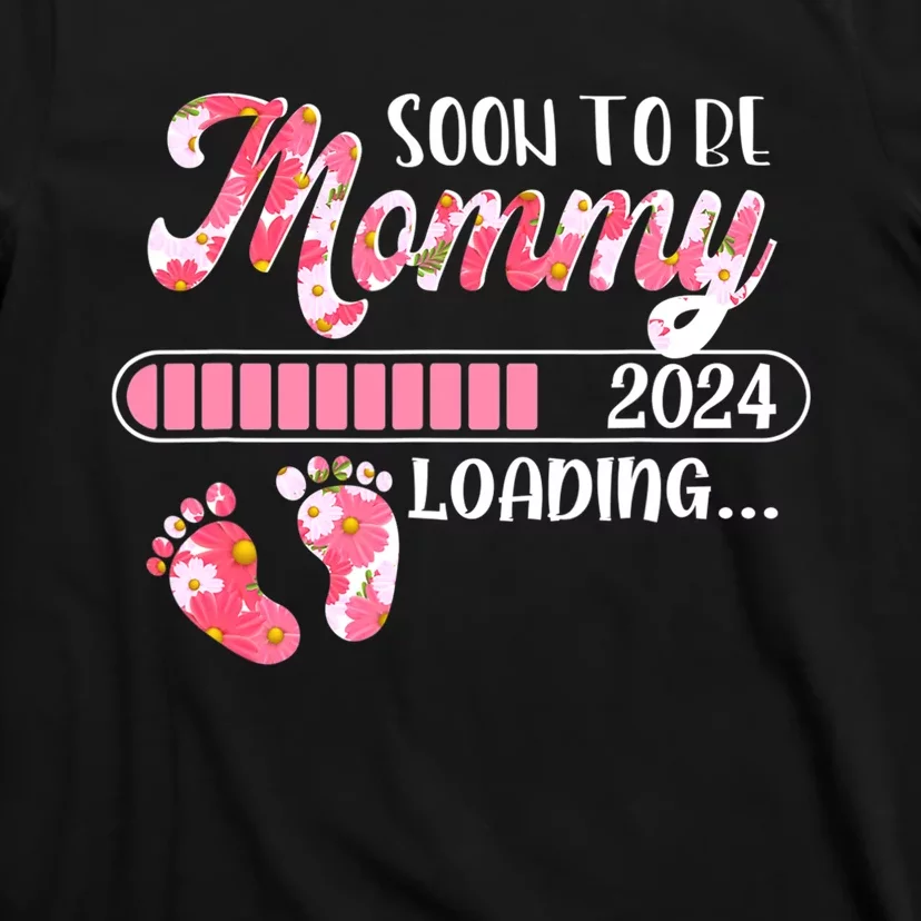 Promoted To Mommy Est 2024 New Mom First Mommy T-Shirt