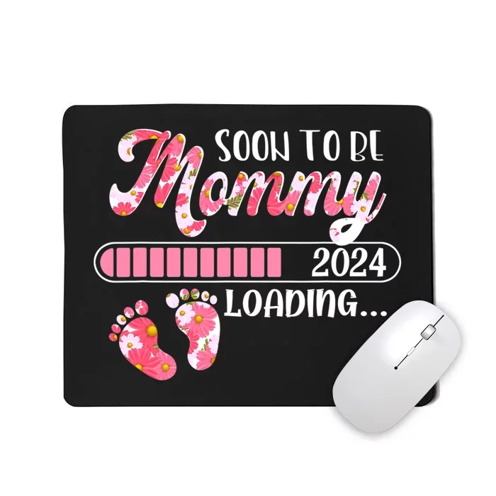 Promoted To Mommy Est 2024 New Mom First Mommy Mousepad