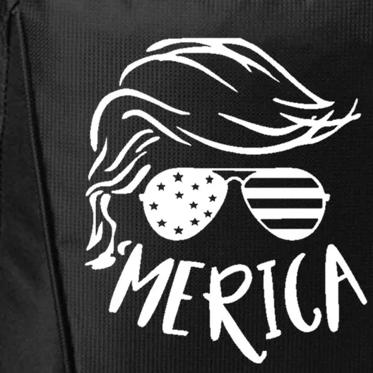 President Trump Merica Great Gift City Backpack