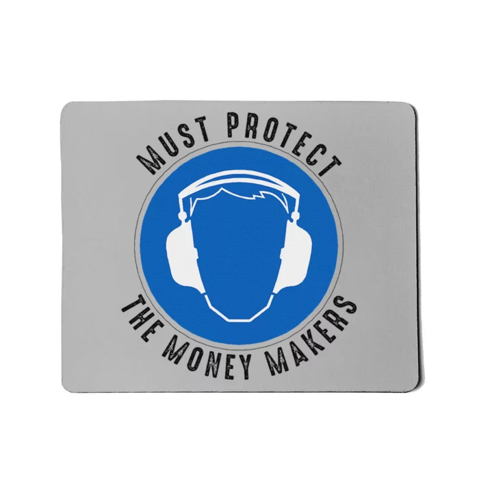 Protect The Money Makers Bold Statement Design Mousepad