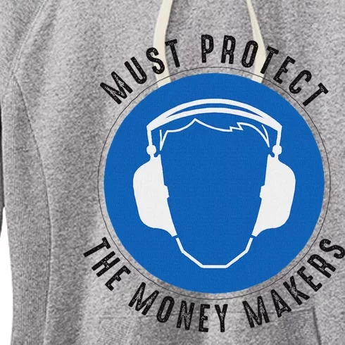 Protect The Money Makers Bold Statement Design Women's Fleece Hoodie