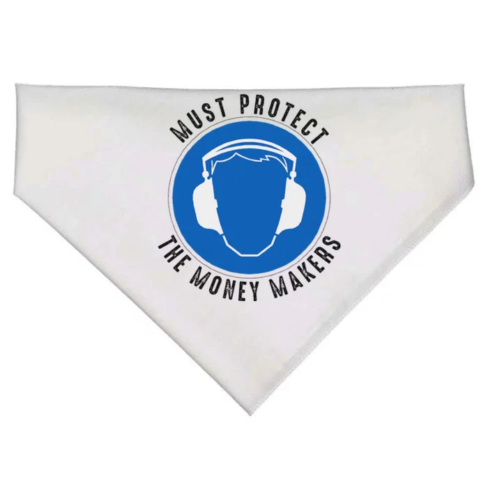 Protect The Money Makers Bold Statement Design USA-Made Doggie Bandana