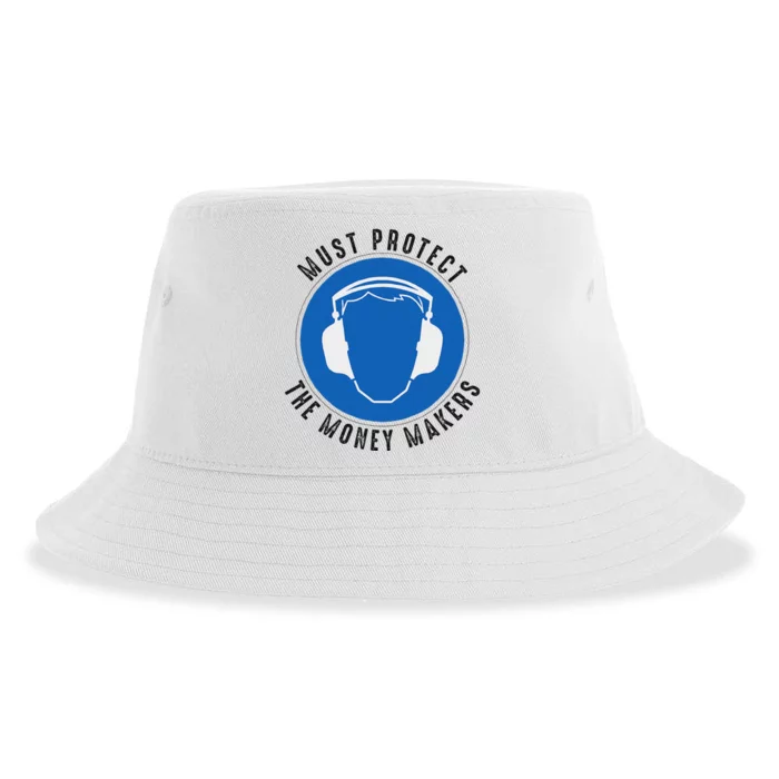 Protect The Money Makers Bold Statement Design Sustainable Bucket Hat