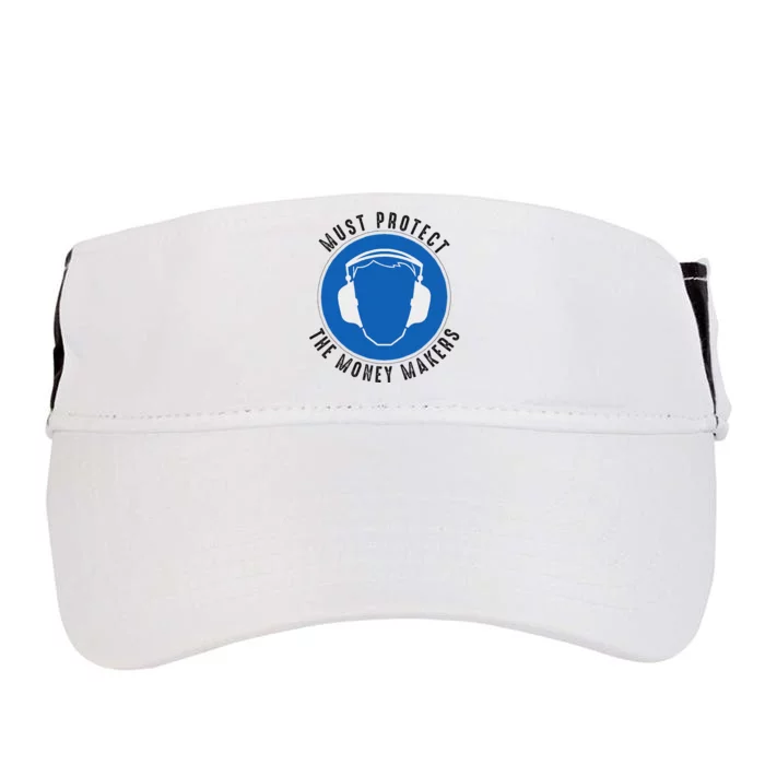 Protect The Money Makers Bold Statement Design Adult Drive Performance Visor