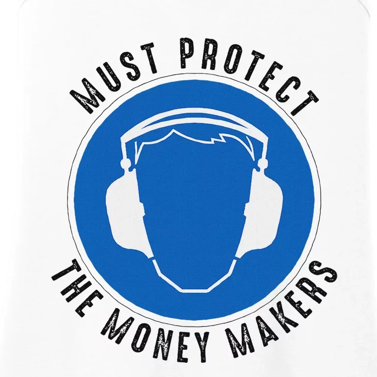 Protect The Money Makers Bold Statement Design Ladies Essential Tank