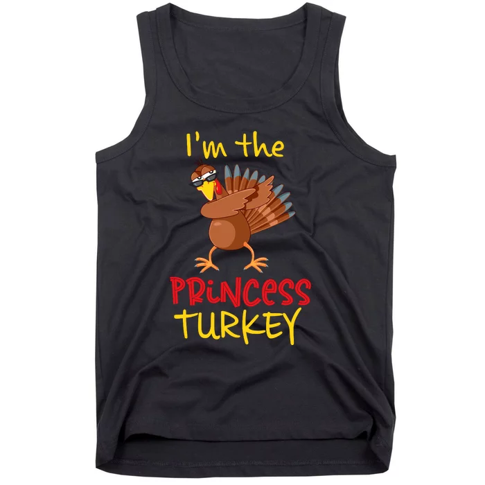 Princess Turkey Matching Family Group Thanksgiving Party Tank Top