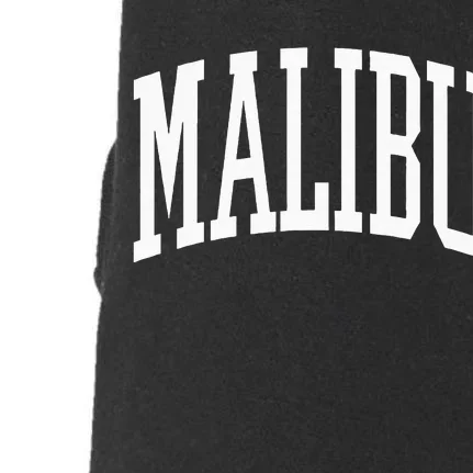 Preppy Trendy Malibu California Doggie 3-End Fleece Hoodie