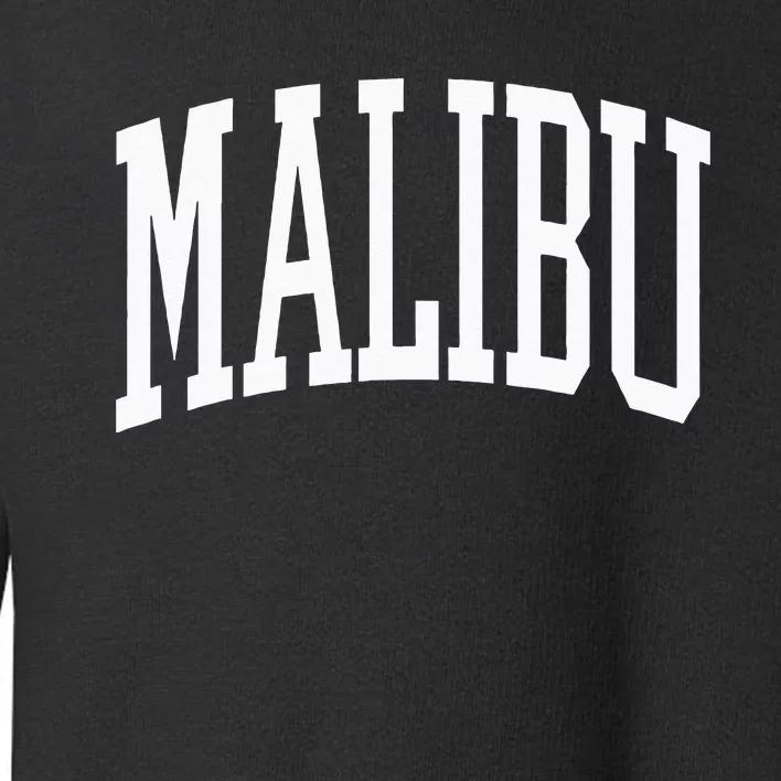 Preppy Trendy Malibu California Toddler Sweatshirt