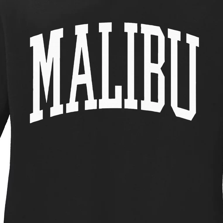 Preppy Trendy Malibu California Ladies Long Sleeve Shirt