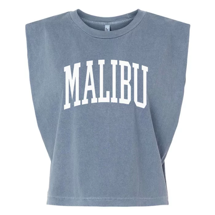 Preppy Trendy Malibu California Garment-Dyed Women's Muscle Tee