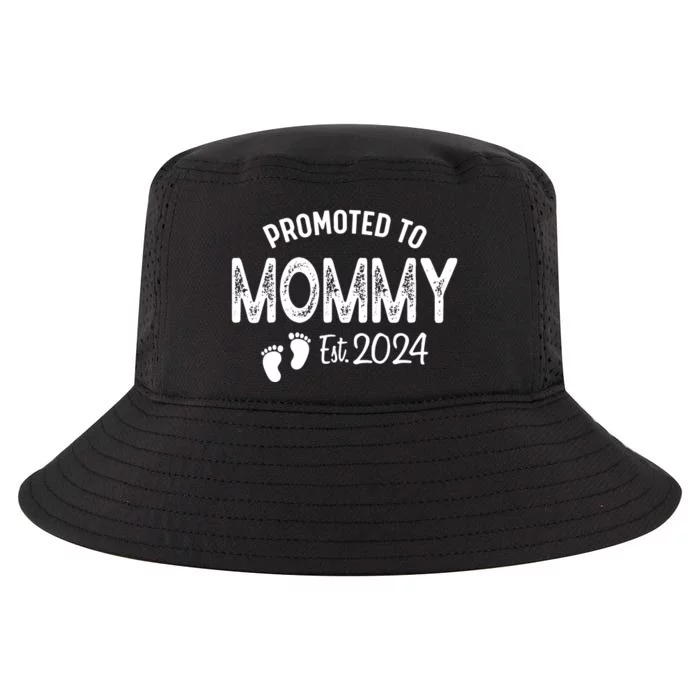 Promoted To Mommy 2024 Soon To Be Mama Funny New Mom Cool Comfort Performance Bucket Hat