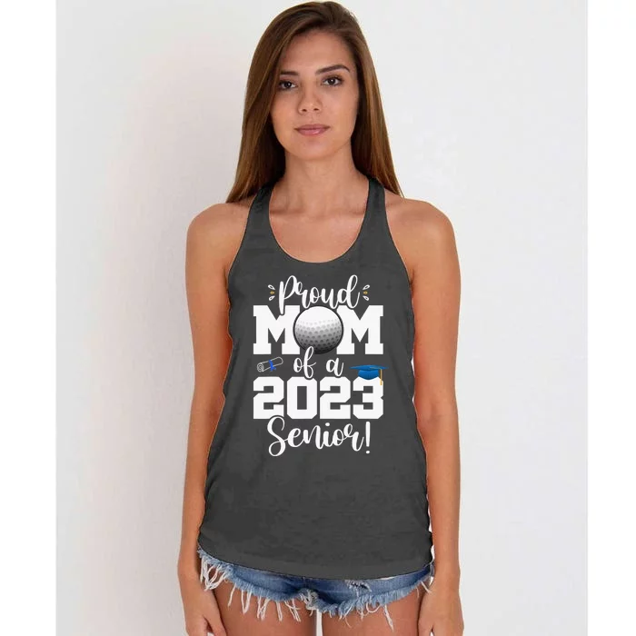 Par Tee Mom Funny Partee Golf Pun For Mom Women's Knotted Racerback Tank