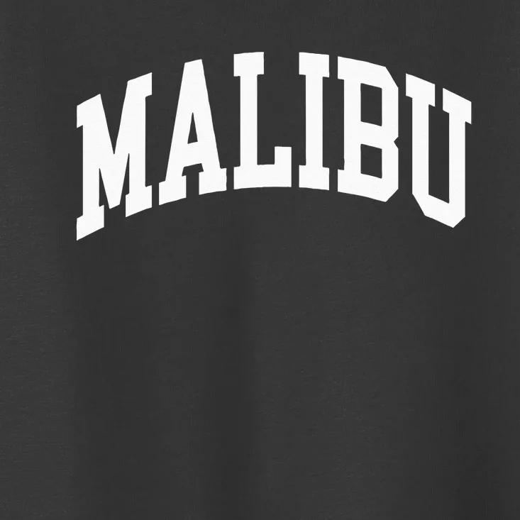 Preppy Trendy Malibu California CA Font Toddler T-Shirt