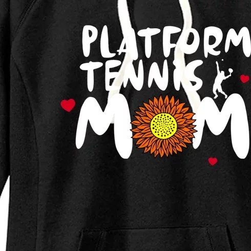 Platform Tennis Mom Cute Platform Tennis Cool Gift Women's Fleece Hoodie