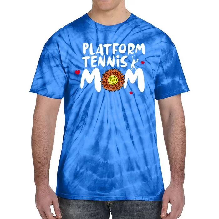 Platform Tennis Mom Cute Platform Tennis Cool Gift Tie-Dye T-Shirt