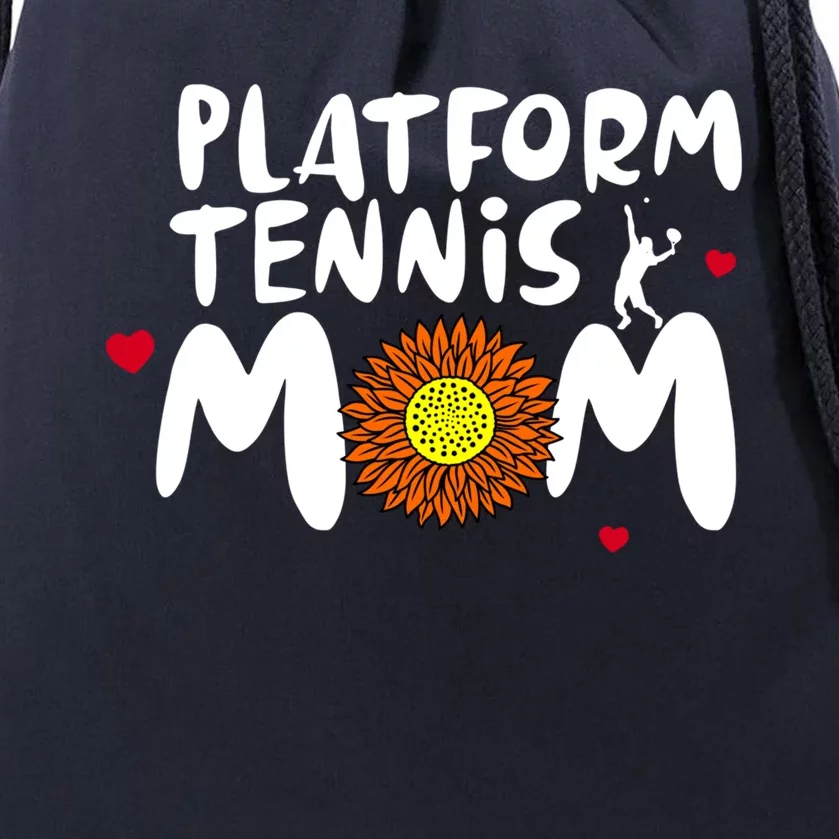 Platform Tennis Mom Cute Platform Tennis Cool Gift Drawstring Bag