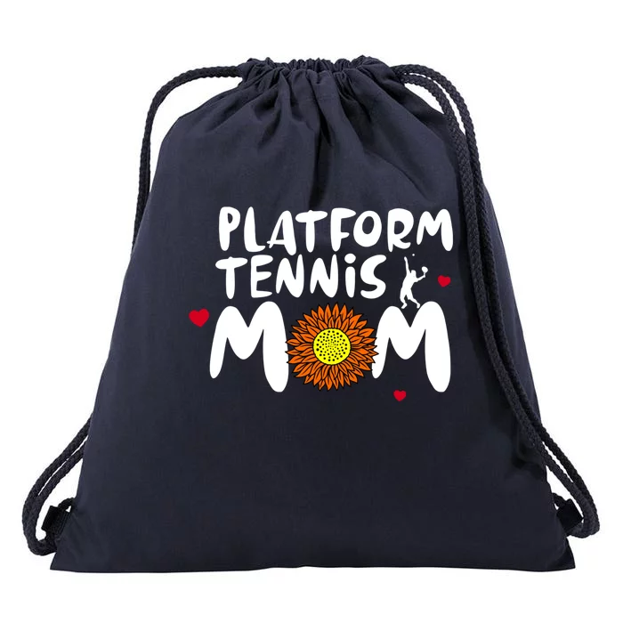 Platform Tennis Mom Cute Platform Tennis Cool Gift Drawstring Bag