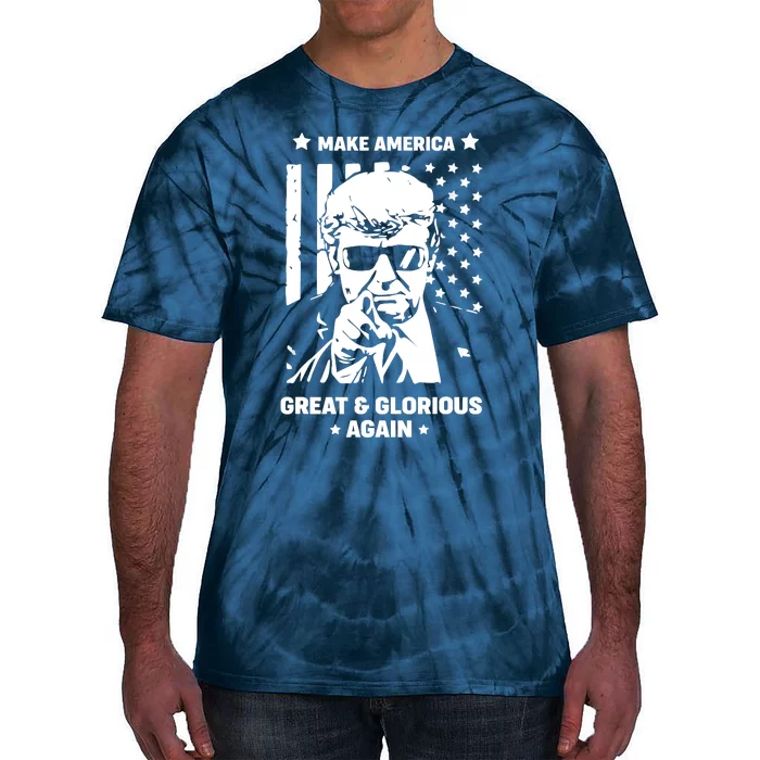 PRO TRUMP Magaga Make America Great And Glorious Again Support Trump 2024 Tie-Dye T-Shirt