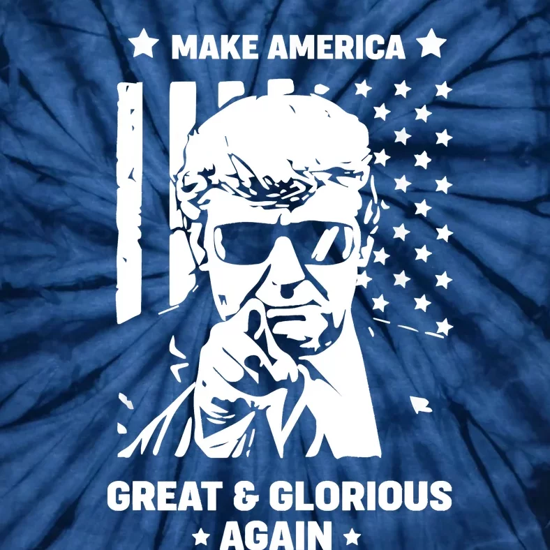 PRO TRUMP Magaga Make America Great And Glorious Again Support Trump 2024 Tie-Dye T-Shirt