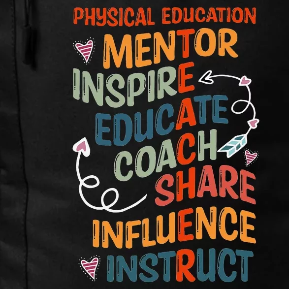 Pe Teacher Mentor Physical Education Teacher Outfit Daily Commute Backpack