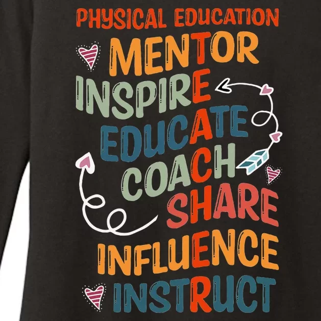 Pe Teacher Mentor Physical Education Teacher Outfit Womens CVC Long Sleeve Shirt