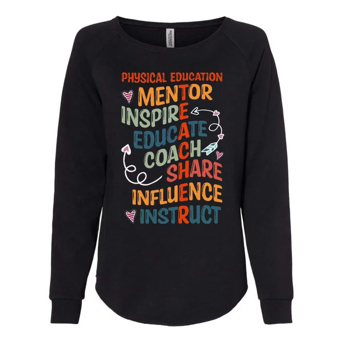 Pe Teacher Mentor Physical Education Teacher Outfit Womens California Wash Sweatshirt