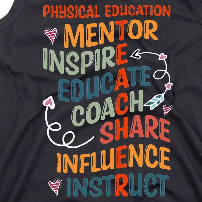 Pe Teacher Mentor Physical Education Teacher Outfit Tank Top