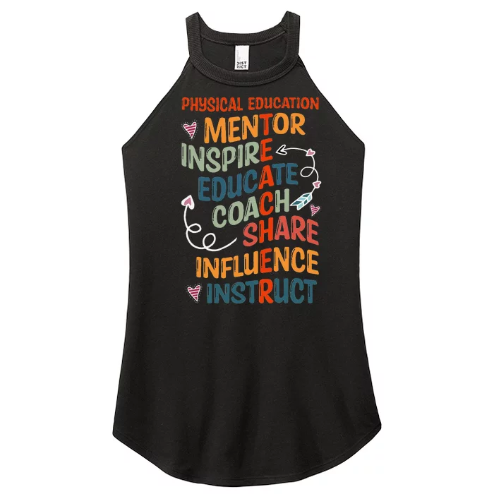 Pe Teacher Mentor Physical Education Teacher Outfit Women’s Perfect Tri Rocker Tank