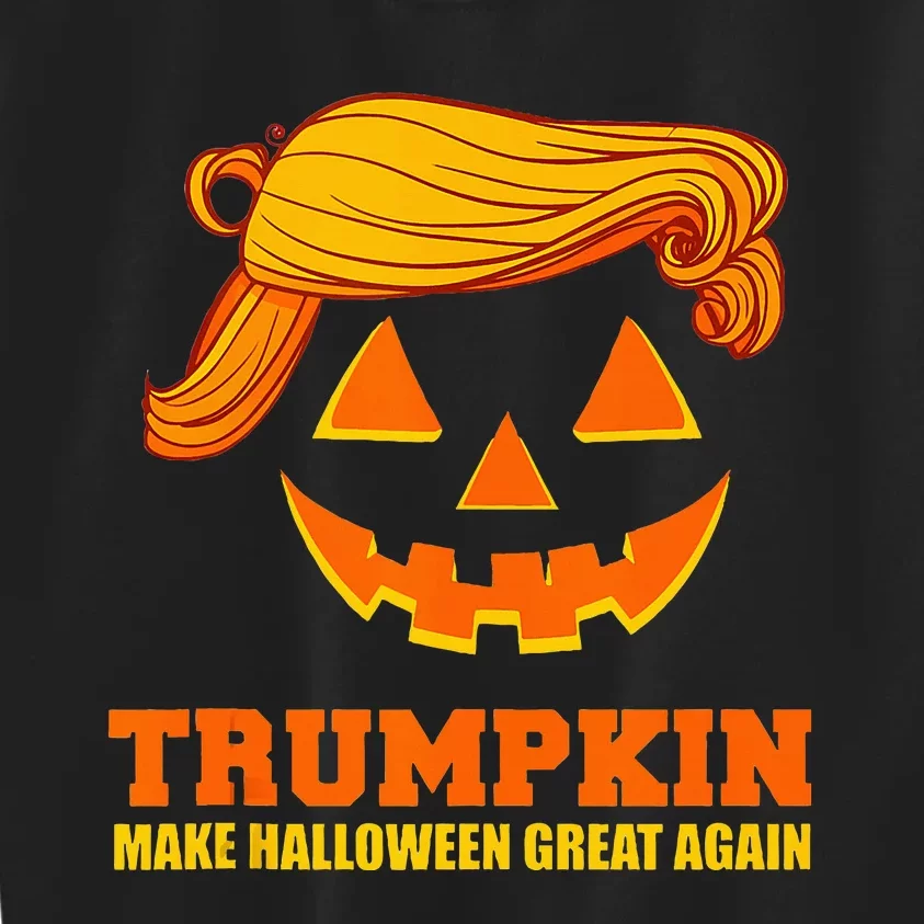 Pumpkin Trumpkin Make Halloween Great Again Kids Sweatshirt