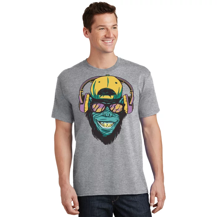 Palm Tree Music Monkey T-Shirt