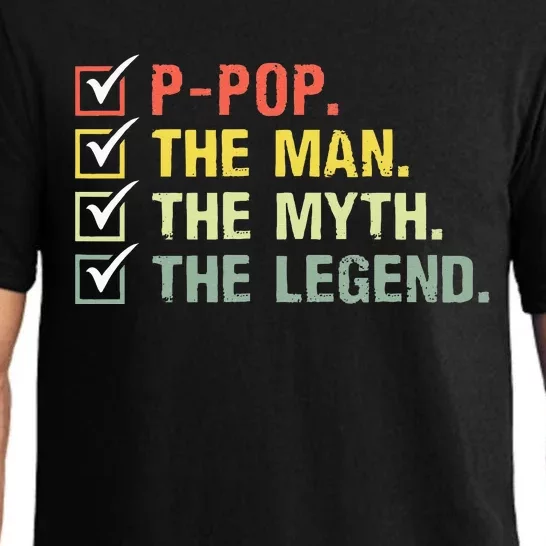 Ppop The Man The Myth The Legend Gifts Pajama Set