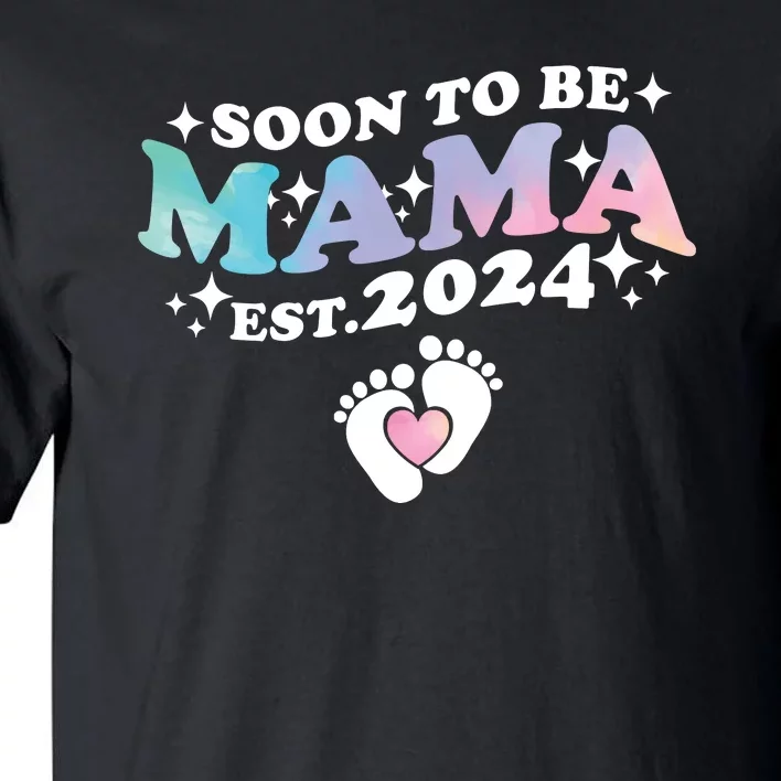 Promoted To Mommy 2024 Soon To Be Mama Funny New Mom Mothers Day Tall T-Shirt