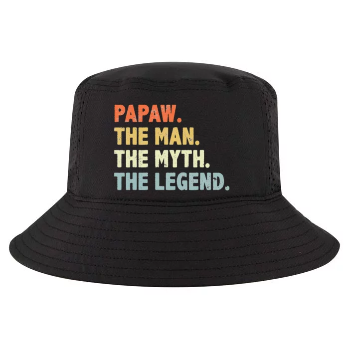 Papaw The Man Myth Legend Father’s Day Gift Cool Comfort Performance Bucket Hat