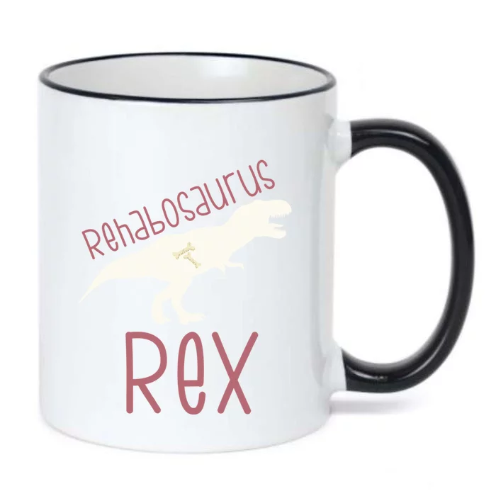 Physical Therapy Month Occupational Rehab Assistant Dinosaur Gift Black Color Changing Mug