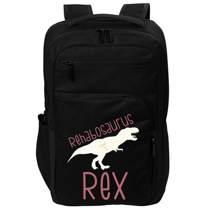 Physical Therapy Month Occupational Rehab Assistant Dinosaur Gift Impact Tech Backpack