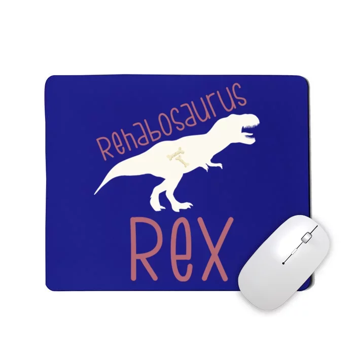 Physical Therapy Month Occupational Rehab Assistant Dinosaur Gift Mousepad