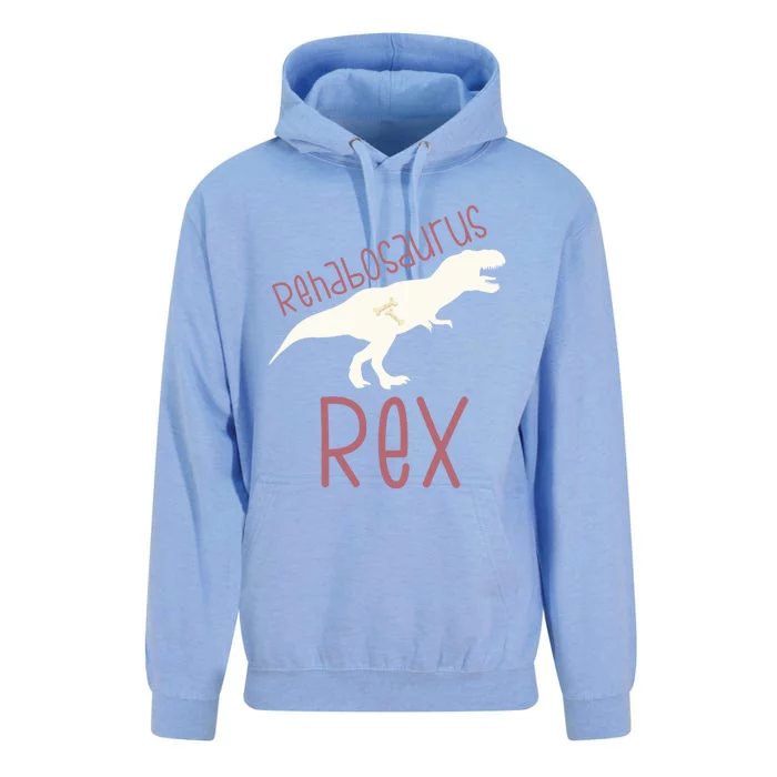 Physical Therapy Month Occupational Rehab Assistant Dinosaur Gift Unisex Surf Hoodie