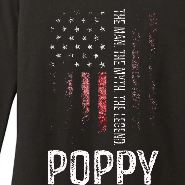 Poppy The Man The Myth The Legend Womens CVC Long Sleeve Shirt