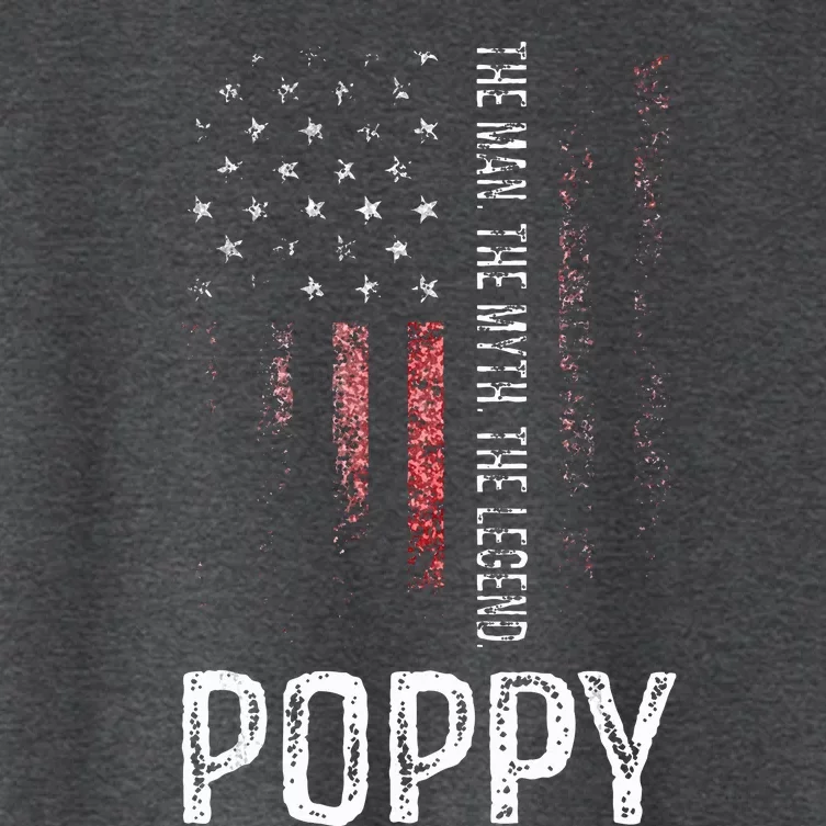 Poppy The Man The Myth The Legend Women's Crop Top Tee