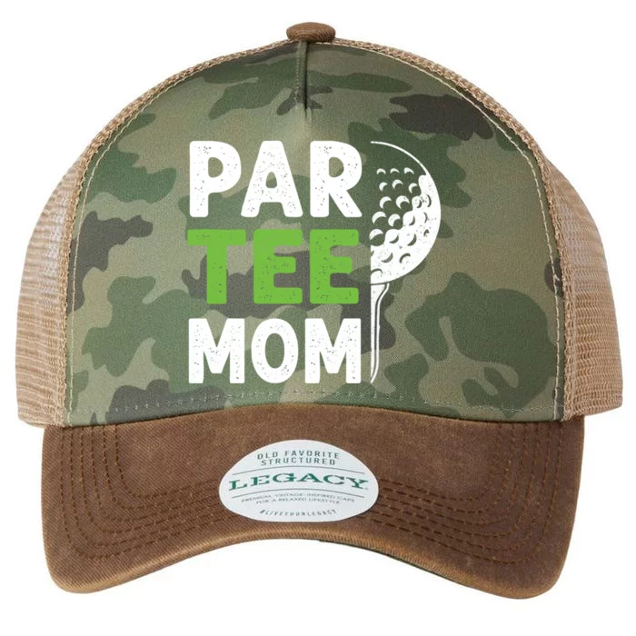 Par Tee Mom Funny Golf Pun Vintage Golfing Quote Party Retro Gift Legacy Tie Dye Trucker Hat