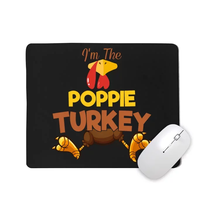 Poppie Turkey Matching Family Group Thanksgiving Gifts Mousepad