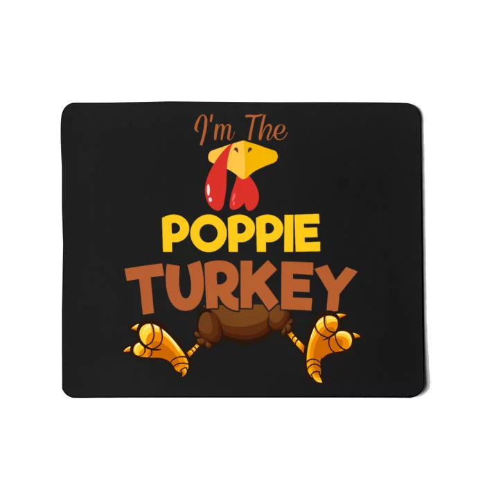 Poppie Turkey Matching Family Group Thanksgiving Gifts Mousepad