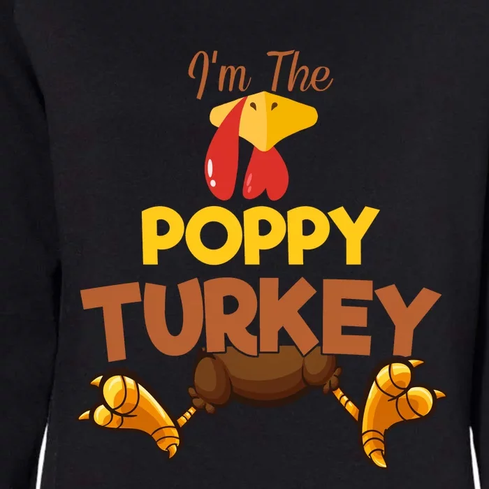 Poppy Turkey Matching Family Group Thanksgiving Gifts Womens California Wash Sweatshirt