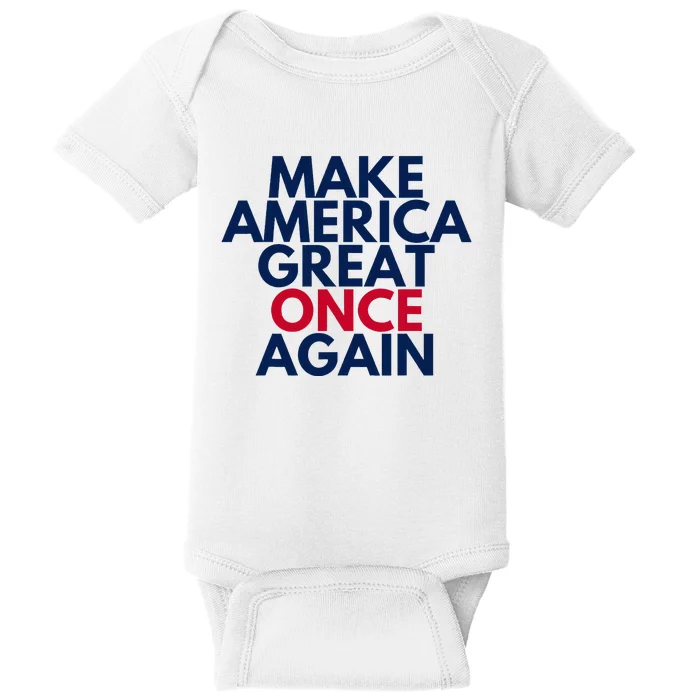 President Trump Make America Great Once Again 2024 Maga Baby Bodysuit