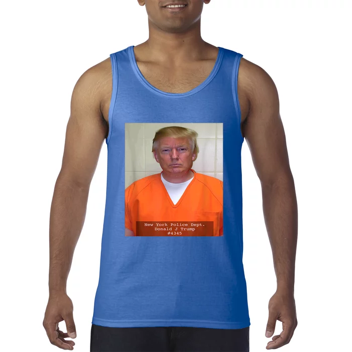 President Trump Mug Shot Tank Top