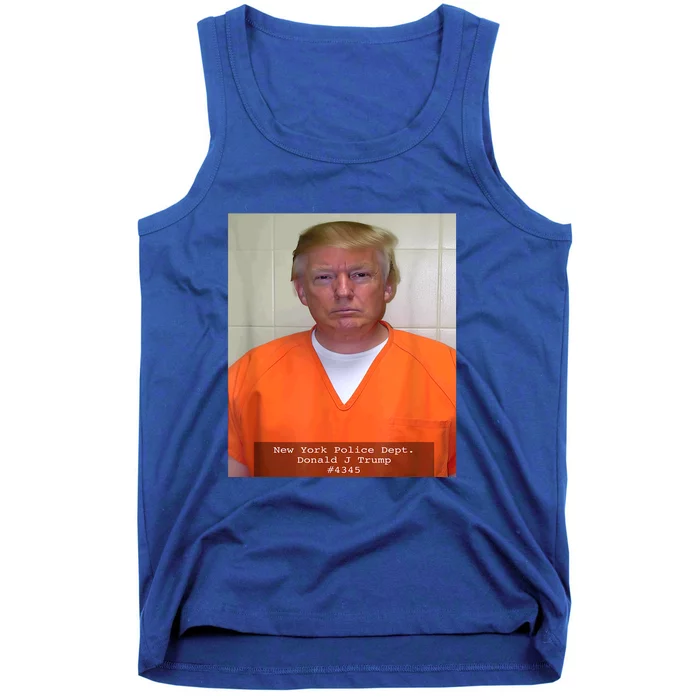 President Trump Mug Shot Tank Top