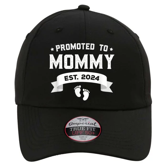 Promoted To Mommy Est. 2024 New Mom Gift First Mommy The Original Performance Cap