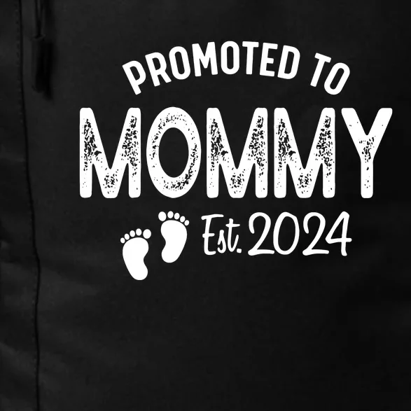 Promoted To Mommy 2024 Soon To Be Mama Funny New Mom Daily Commute Backpack